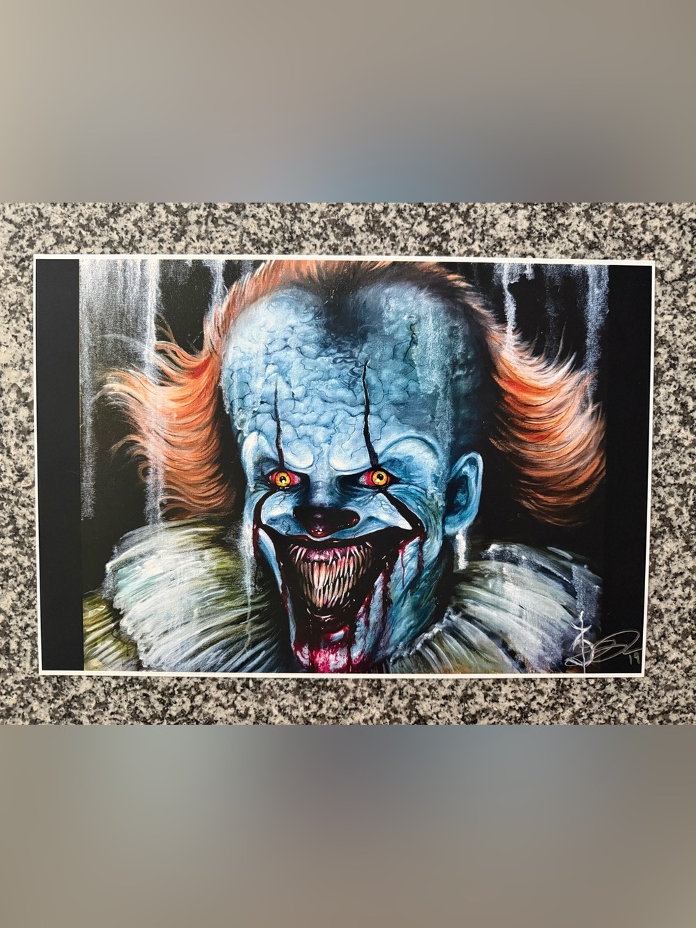 Pennywise the Clown Dark Art Print